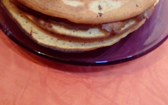 Panqueca de aveia com leite de arroz 