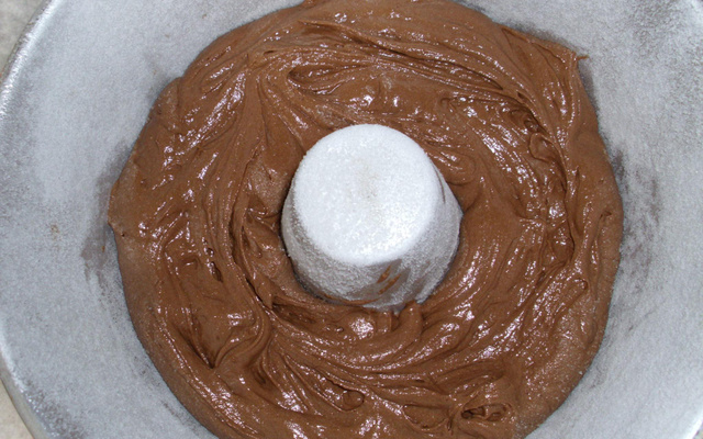 Bolo frapê com champagne