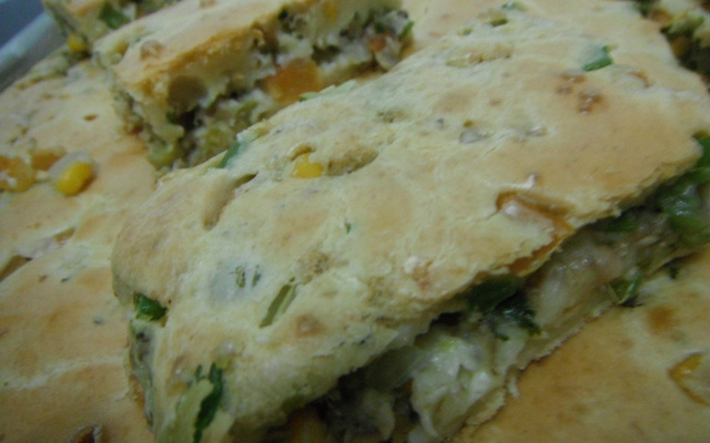 Torta de sardinha rápida