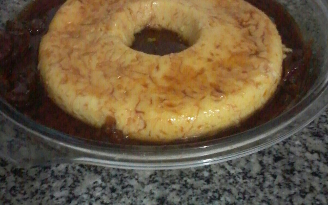 Pudim de micro-ondas