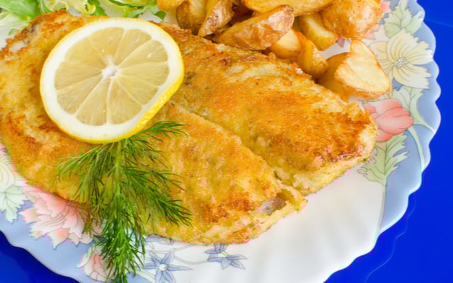 Tilápia frita da Cris