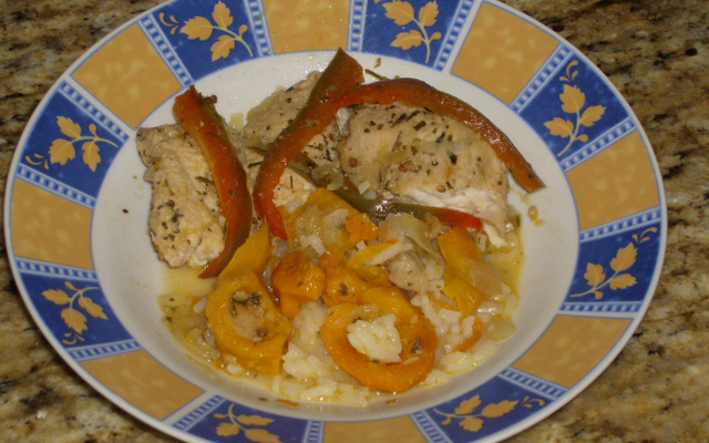 Pirarucu fresco com pupunha