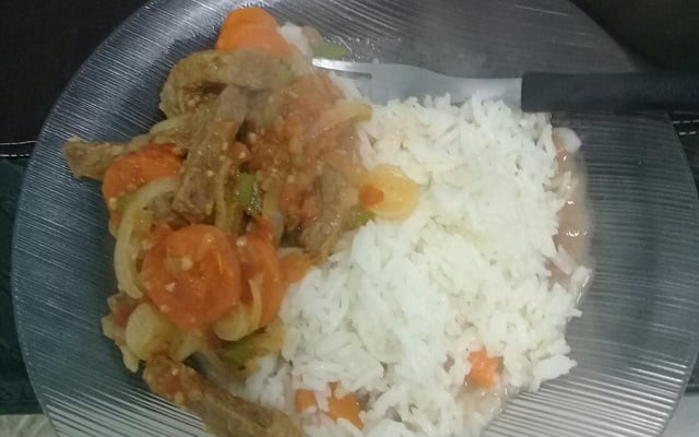 Picadinho de bife de alcatra ou contra filé