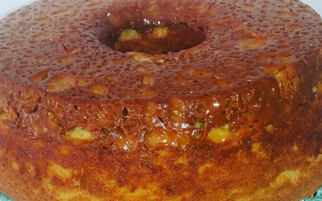 Bolo de churros invertido