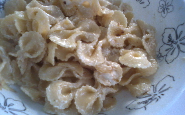 Macarrão com Hellmann's