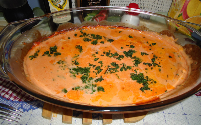 Filé de peixe ao forno