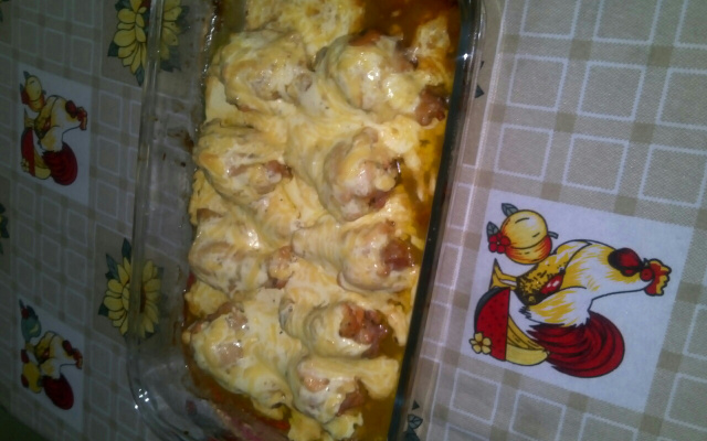 Coxinha da asa ao molho cremoso