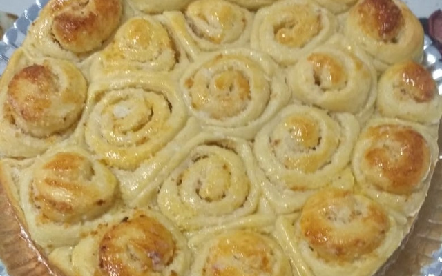 Rosca caracol de coco