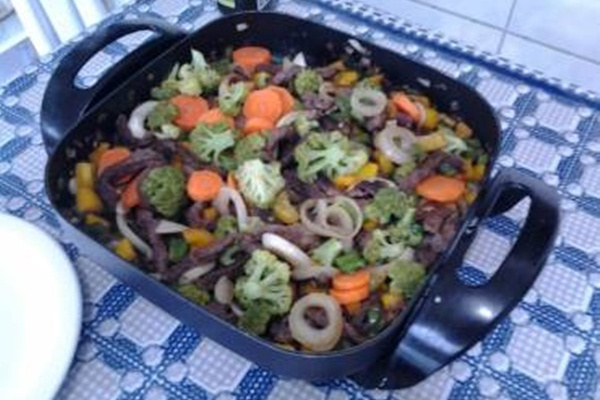 Tiras de carne chinesa de Big Bang Theory