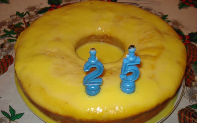 Bolo de laranja diet