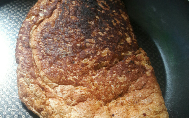 Omelete de calabresa