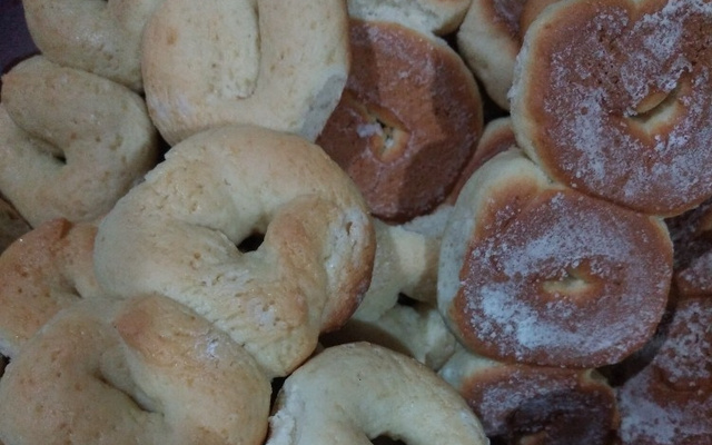 Biscoito de trigo assado