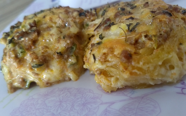 Cabelo de anjo/aletria aos 4 queijos