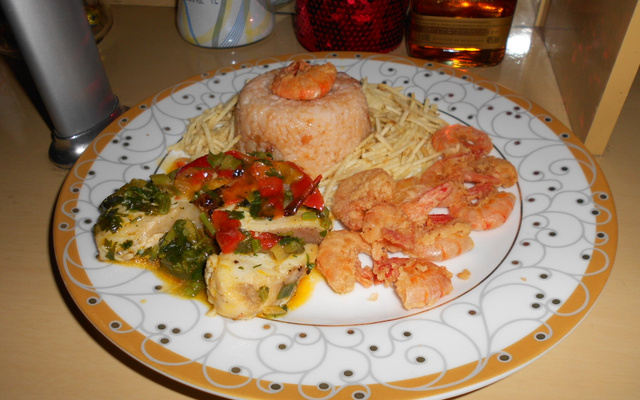 Cação ao leite de coco