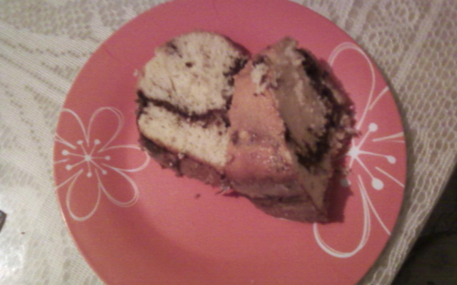 Bolo marmorizado (iogurte e café)