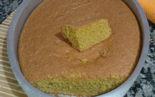 Bolo integral de beterraba