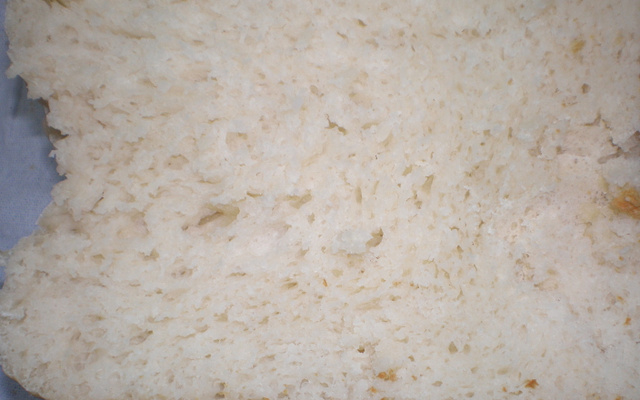 Pão de arroz molhadinho na máquina de fazer pão