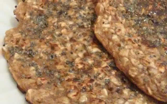 Panquecas de aveia saudável