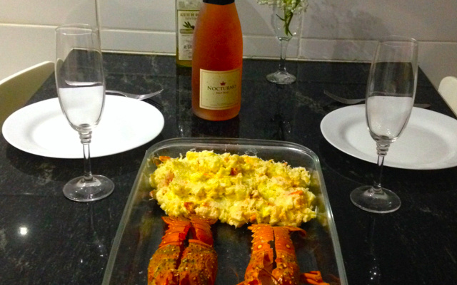 Lagosta cremosa a la quitete