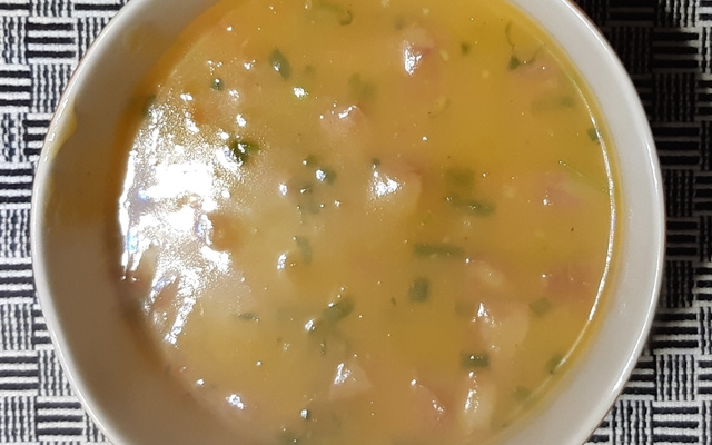 Caldo de mandioquinha