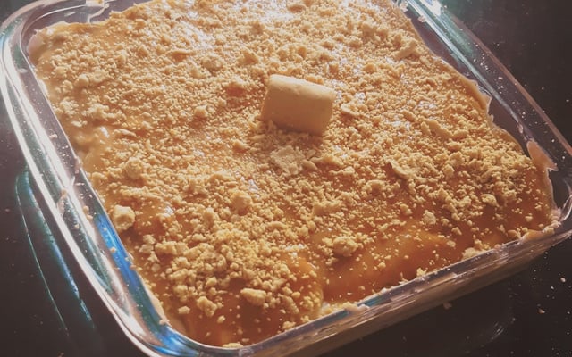 Pavê de paçoca delicioso