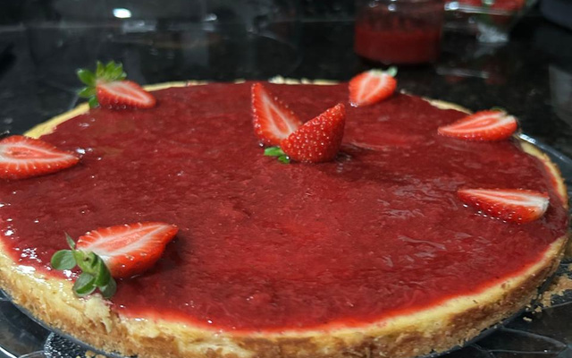 Cheesecake de morango