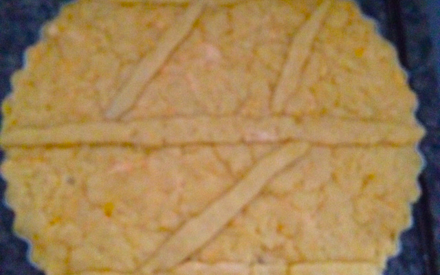 Torta de frango e requeijão com massa podre