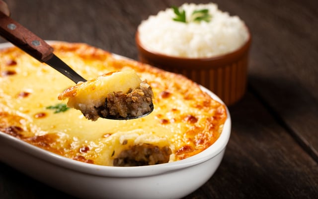 Escondidinho de batata com carne moída