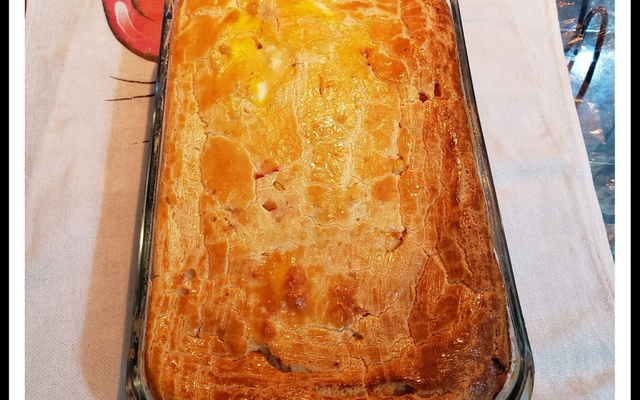 Torta de palmito com azeitonas