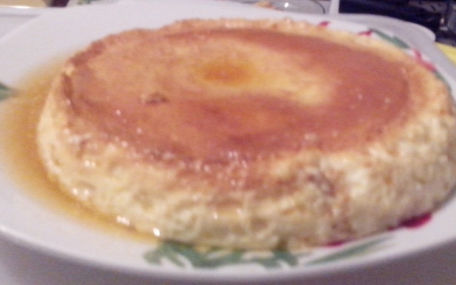 Pudim com leite em pó