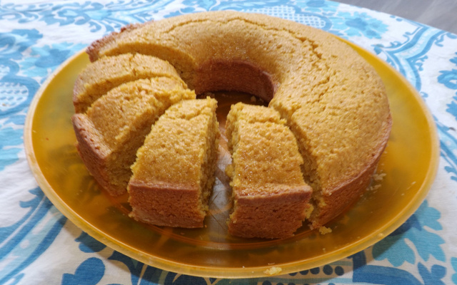 Bolo de milharina