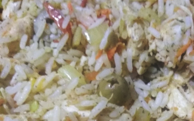 Arroz com frango