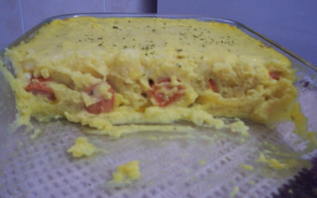 Escondidinho de salsicha