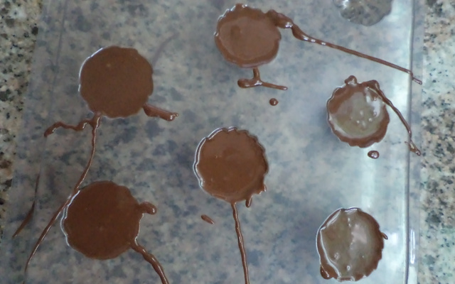 Bombons recheados para a páscoa