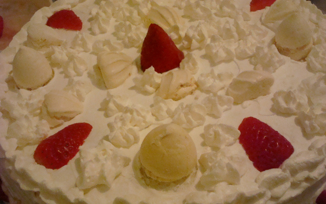 Bolo dois brigadeiros