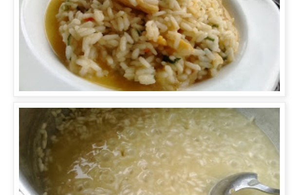 Risoto de pirarucu