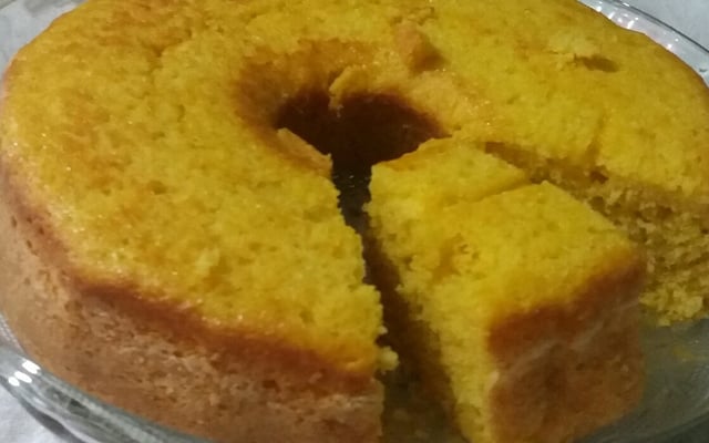 Bolo de milho com fubá da gleyce