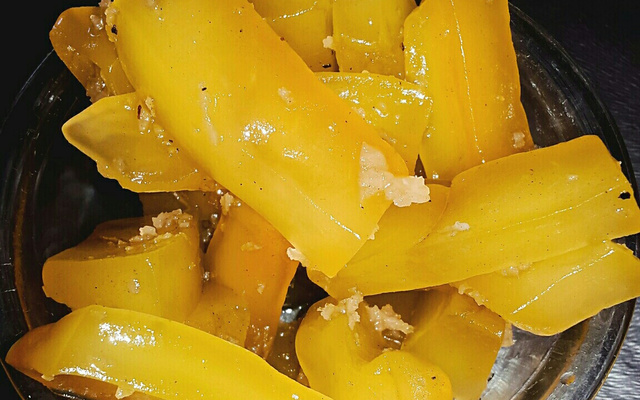 Doce de mamão verde em cubinhos