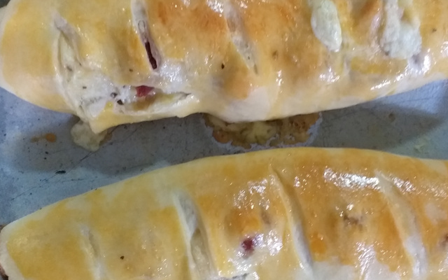 Pão de lingüiça delicioso