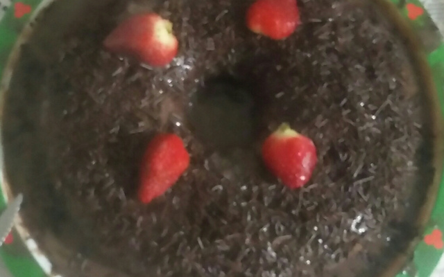 Bolo de morango da Taí