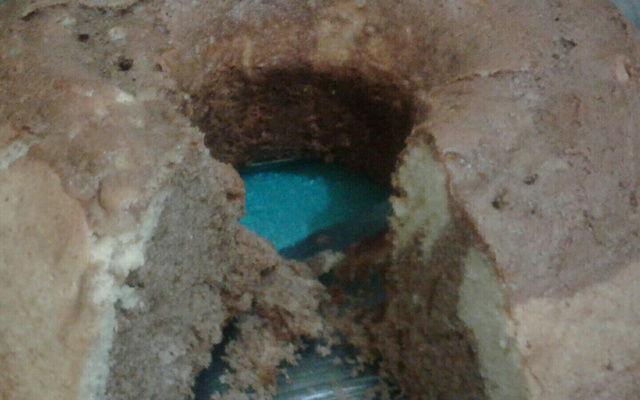 Bolo mármore para lanche