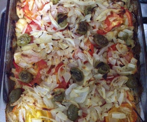 Bacalhau ao forno fácil