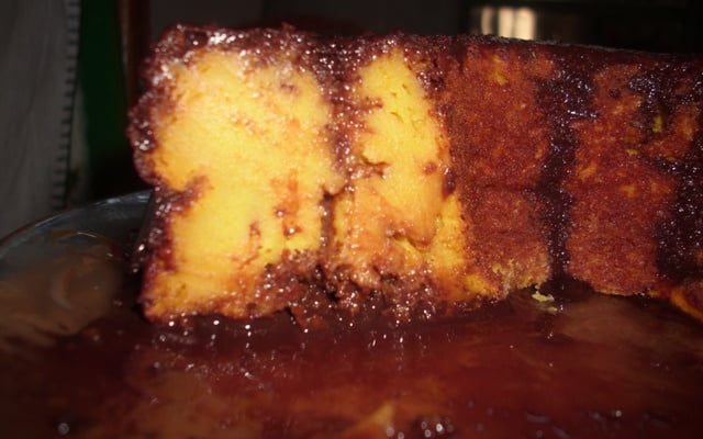 Pudim de cenoura com farinha de rosca