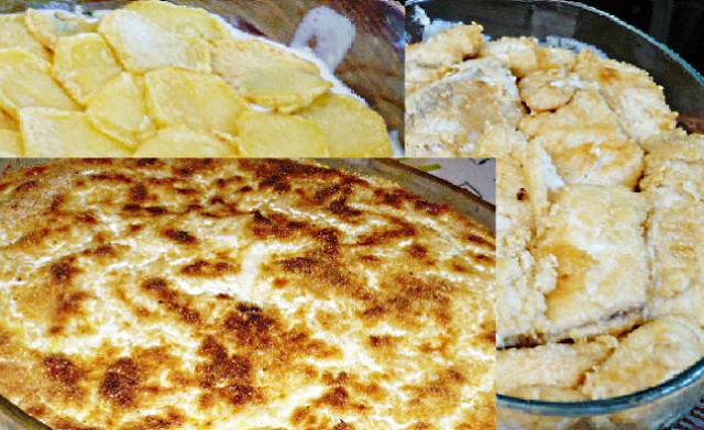 Parmegiana de peixe da Drica