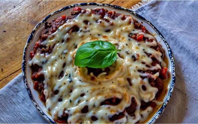 Rocambole de carne moída maravilhoso