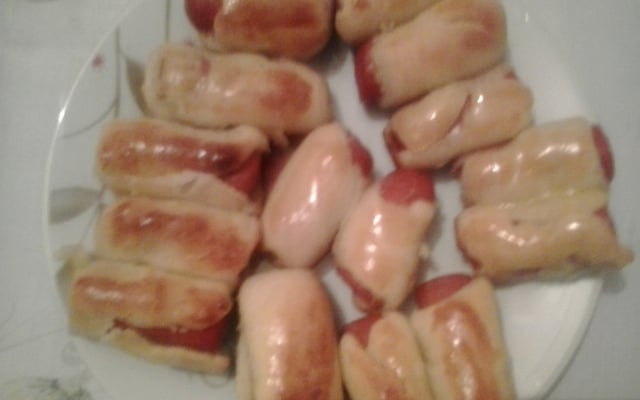 Enroladinho de salsicha