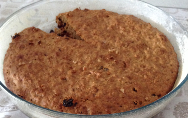 Bolo de banana sem açúcar