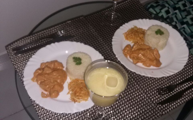 Estrogonofe de filé para duas pessoas