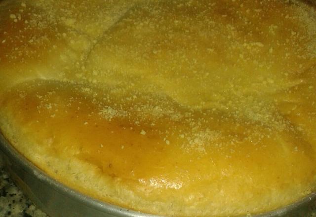 Pão de liquidificador com recheio