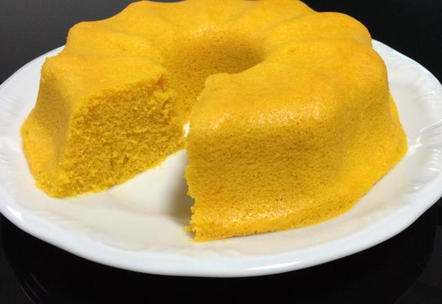 Bolo de cenoura de micro-ondas